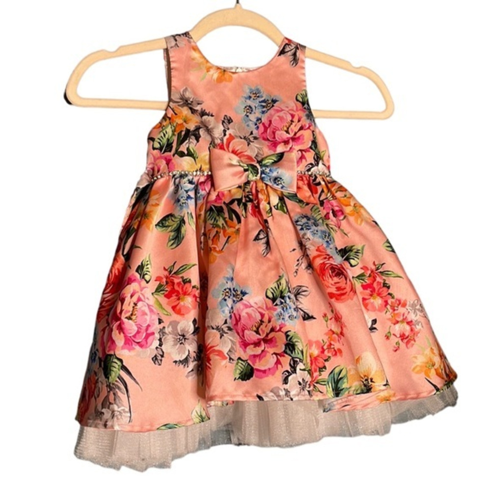 Girl’s Couture Princess Floral Sleeveless‎ Dress Size 3T